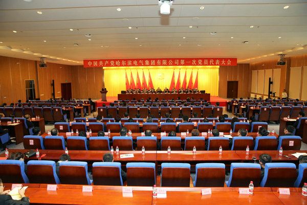 中國共產(chǎn)黨哈爾濱電氣集團有限公司第一次黨員代表大會勝利閉幕